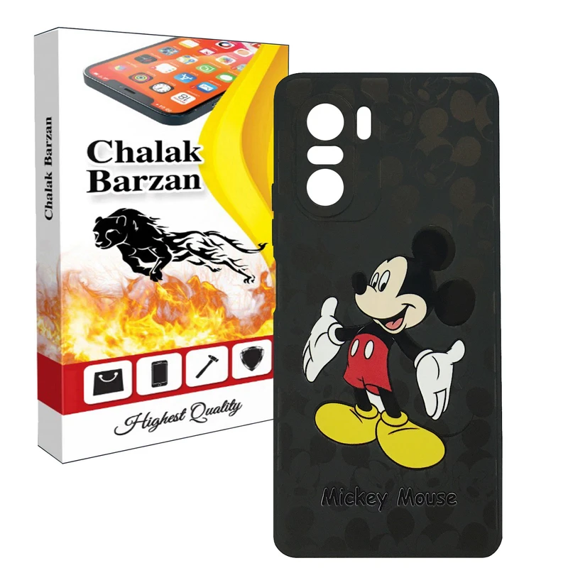 کاور چالاک برزن طرح مینی موس مدل MSAD-01 مناسب برای گوشی موبایل شیائومی Poco F3 / Mi 11i / Redmi K40 Pro