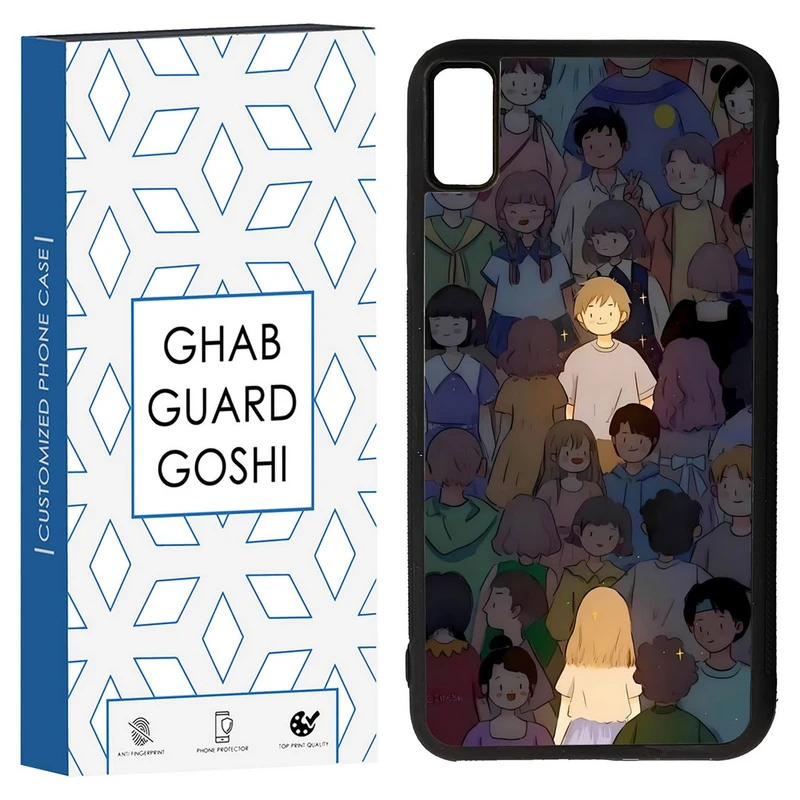 کاور قاب گارد گوشی طرح ست پسرانه کد TPU-062 مناسب برای گوشی موبایل اپل Iphone XS MAX/ X MAX