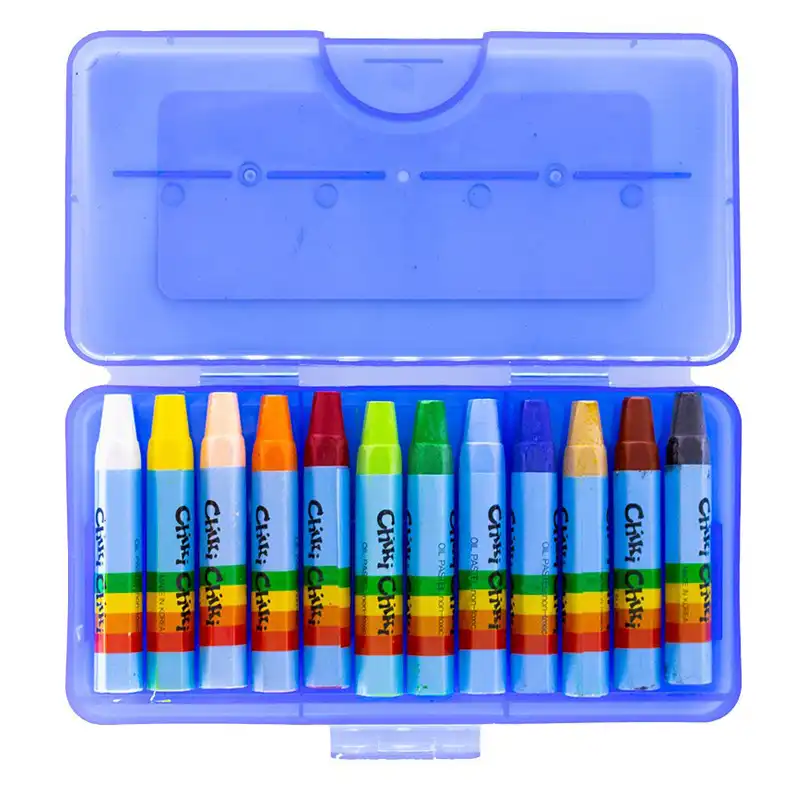 مداد شمعی 12 رنگ چیکی چیکی کد 66504