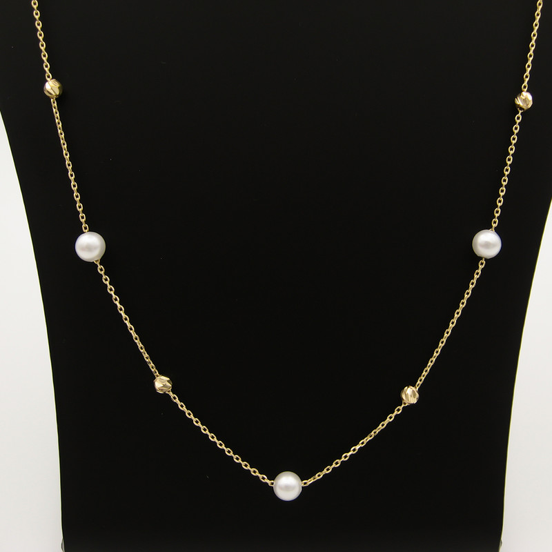 گردنبند طلا 18 عیار زنانه کاپانی کد KN047