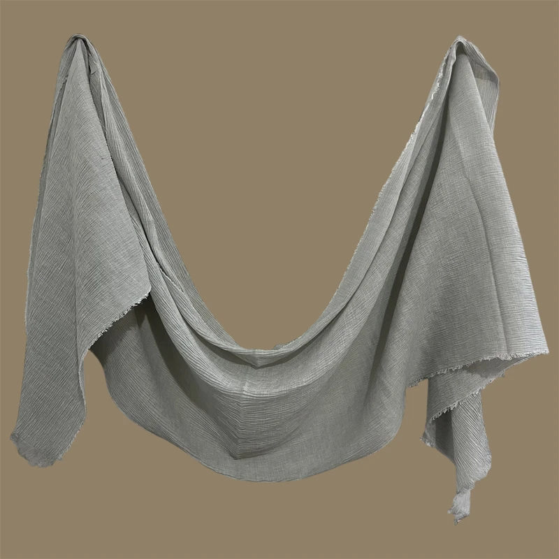 شال زنانه مدل پلیسه ریشه پرزی کد 0079