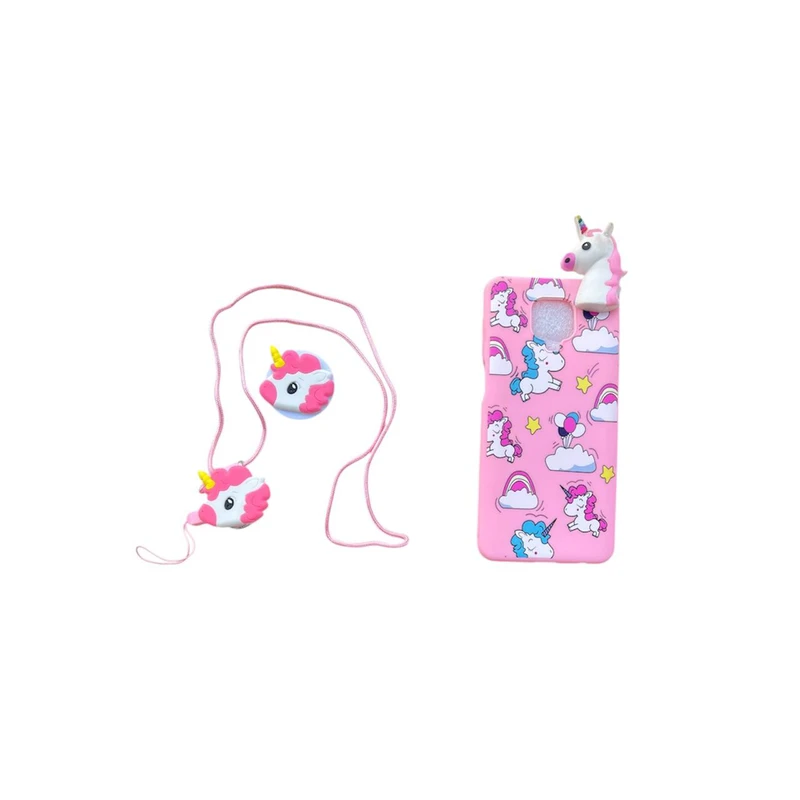 کاور سیلیکونی طرح یونیکورن کد Y56 مناسب برای گوشی موبایل شیائومی Redmi note 9s