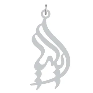 آویز گردنبند نقره کرابو طرح ایلیا مدل Kn2-1148
