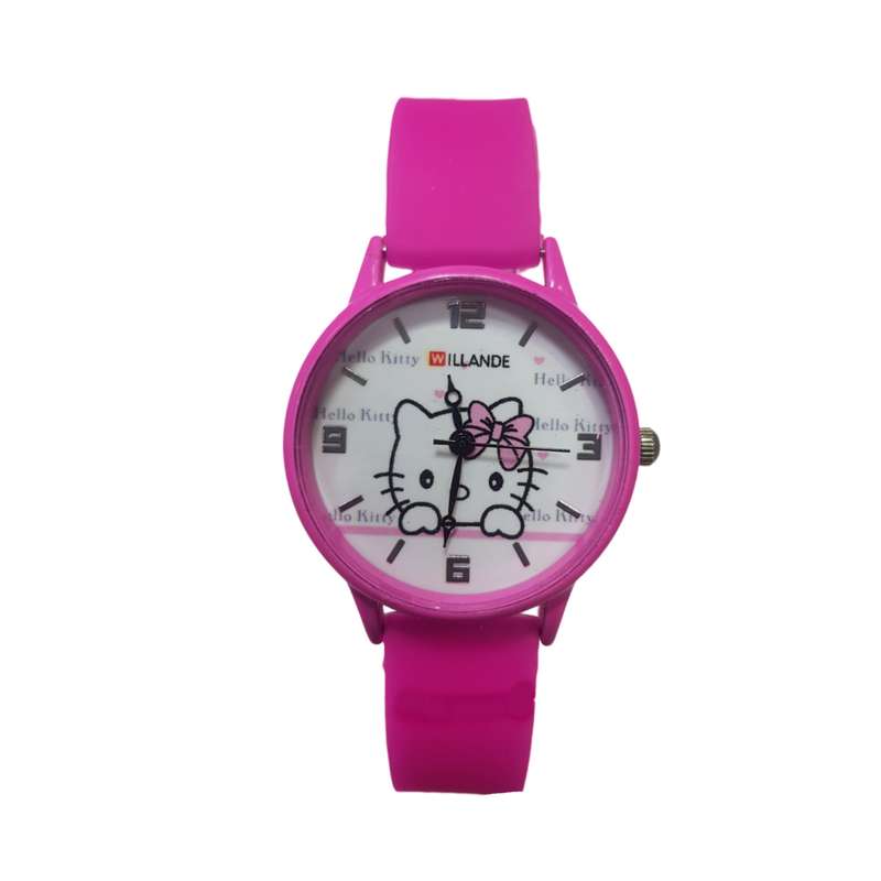 ساعت مچی عقربه ای دخترانه مدل کیتی کد 81 ساعت مچی عقربه ای دخترانه مدل کیتی کد 81