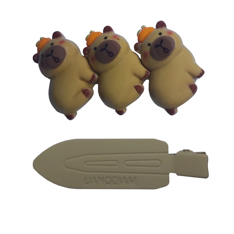 گیره مو دخترانه یوآنودیوم طرح خرس مجموعه 2 عددی