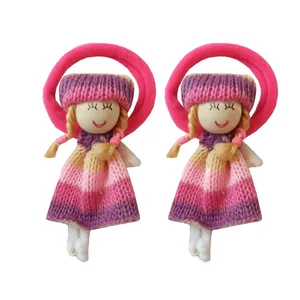 کش مو دخترانه مدل عروسک 3 بسته دو عددی