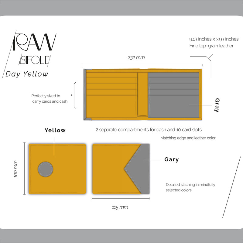 کیف پول جوهر مدل RAW Day