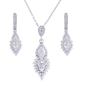 نیم ست نقره زنانه مدل AVN-N1171 