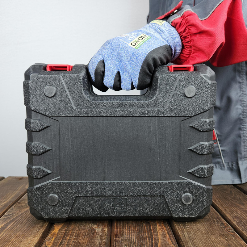 دریل چکشی شارژی برشلس باس کد GHR406 مجموعه 25 عددی