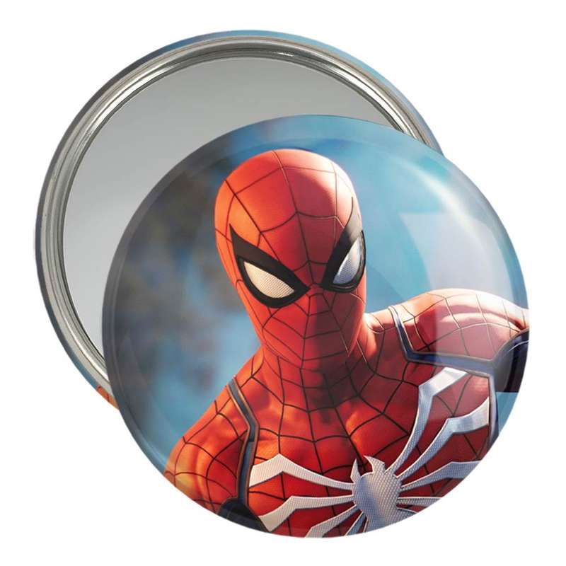 آینه جیبی خندالو مدل مرد عنکبوتی Spider Man  کد 13160
