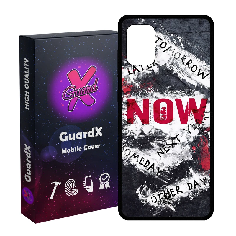 کاور گارد ایکس طرح متن مدل Glass10484 مناسب برای گوشی موبایل سامسونگ Galaxy A31