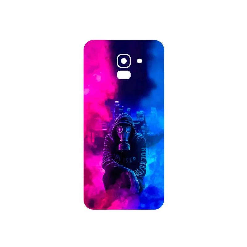 برچسب پوششی ماهوت مدل Smoke Rainbow Digital Art 2 مناسب برای گوشی موبایل سامسونگ Galaxy J6