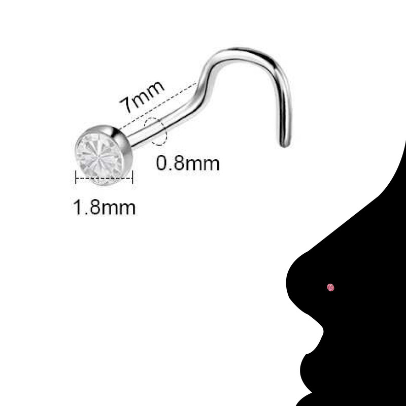 پیرسینگ بینی زنانه کد PS625 پیرسینگ بینی زنانه کد PS625