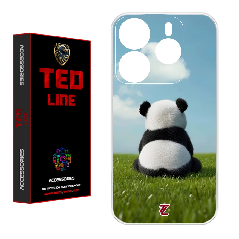 کاور تدلاین طرح پاندا کد 1150 مناسب برای گوشی موبایل شیائومی Redmi Note 14 4G