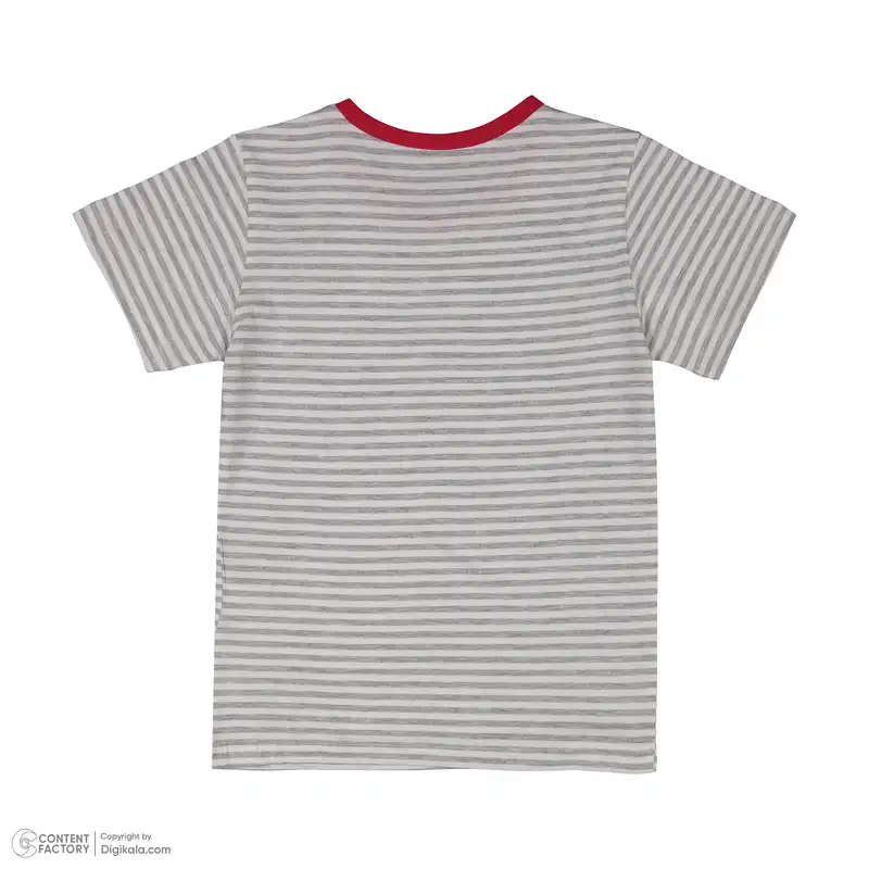 ست تی شرت و شلوارک پسرانه اوزکان مدل ترک 4318313