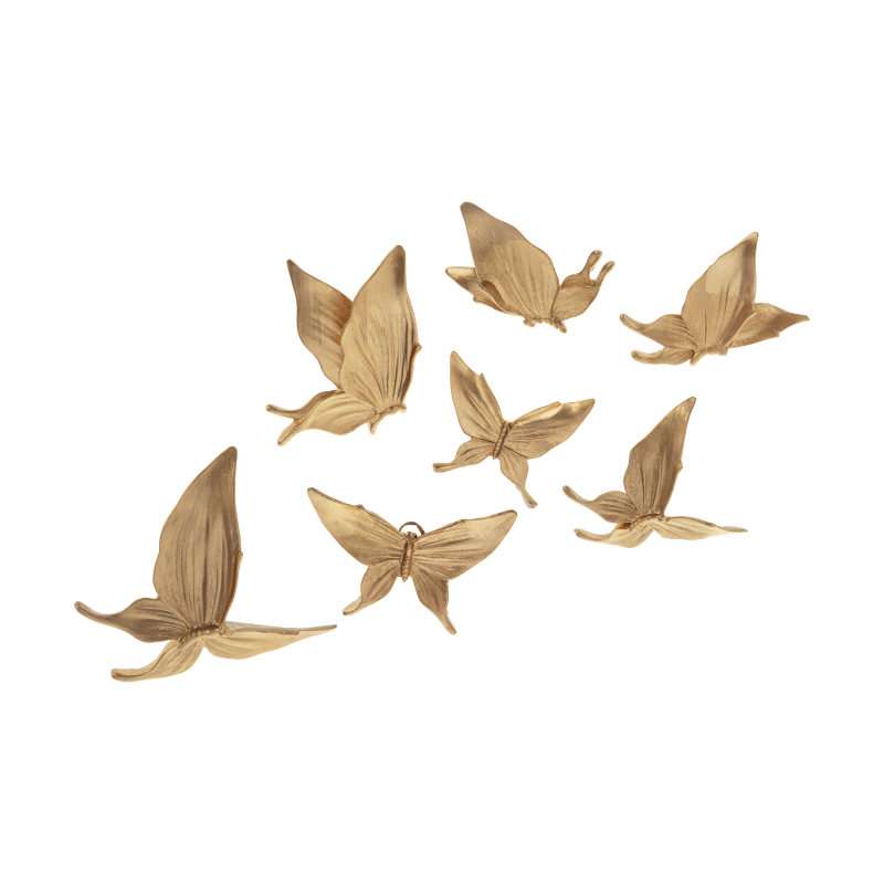 دیوارکوب مدل پروانه مجموعه 7 عددی