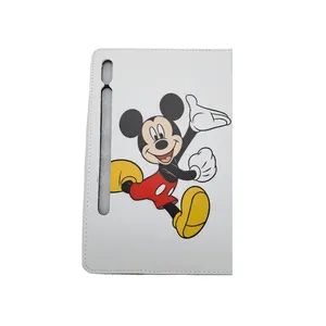 کیف کلاسوری تبلت طرح میکی وایت مناسب برای تبلت سامسونگ Galaxy Tab S7