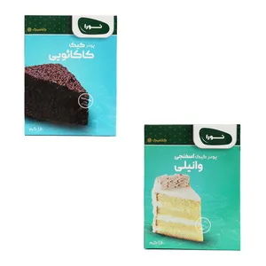 پودر کیک اسفنجی وانیلی و کاکائویی نورا  - 450گرم
