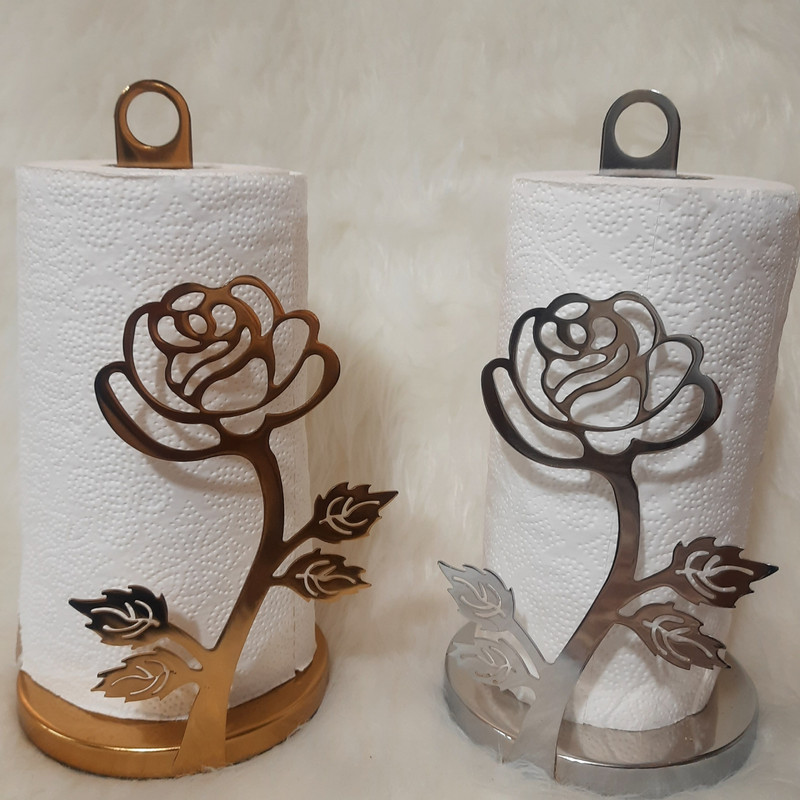 پایه رول دستمال کاغذی برنوا مدل گل صدپر کد S.1