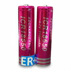 باتری لیتوکی قابل شارژ ای آر پلاس مدل 18650 ظرفیت 3100 میلی آمپر بسته 2 عددی