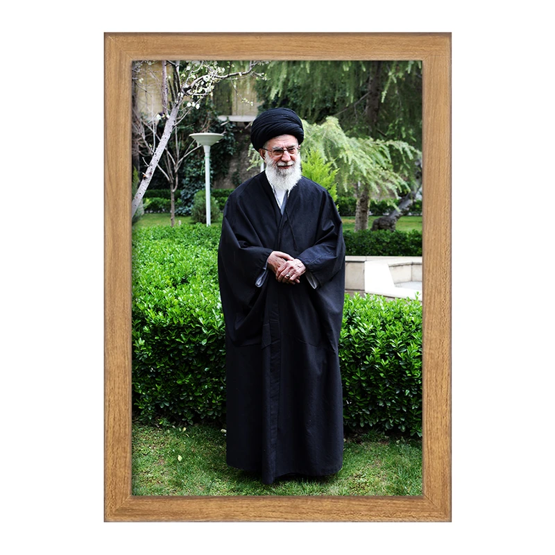 تابلو خندالو مدل تصویر رهبر  کد 2564