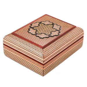 جعبه جواهرات خاتم کاری کد 972