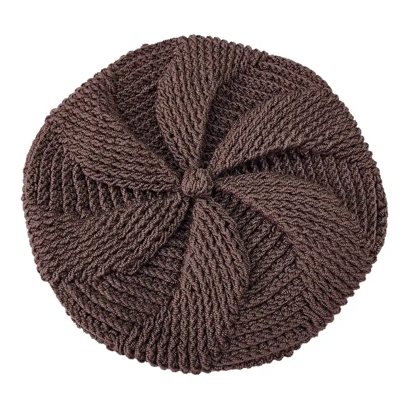 کلاه بافتنی زنانه مدل مریم كد ZHT01-LBR