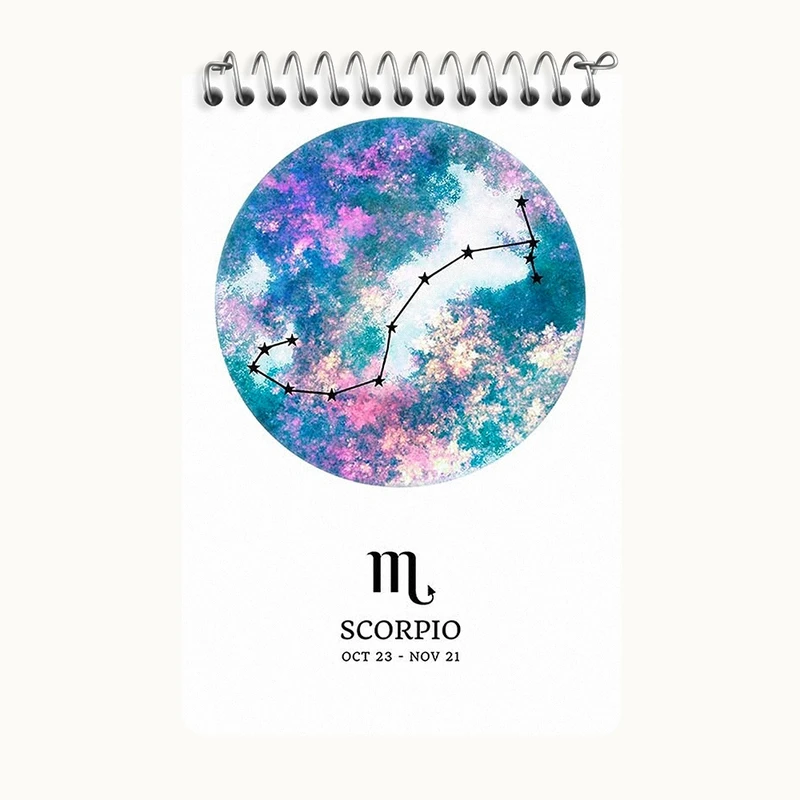 دفتر یادداشت 50 برگ خندالو طرح ماه تولد آبان کد F11385