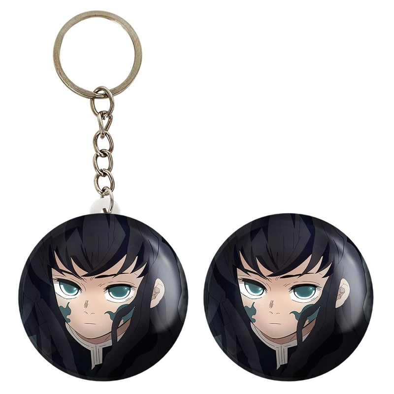 پیکسل خندالو مدل مویچیرو توکیتو انیمه شیطان کش کد 27037 به همراه جاکلیدی