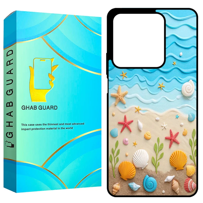 کاور قاب گارد طرح دریا مدل GCHPN134 مناسب برای گوشی موبایل شیائومی Redmi Note 13 4G