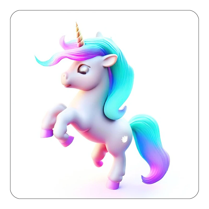 مگنت کاکتی طرح اسب تک شاخ و یونیکورن مدل mp32825