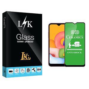 نقد و بررسی محافظ صفحه نمایش سرامیکی ال کا جی مدل LK Glass مناسب برای گوشی موبایل سامسونگ Galaxy A01 توسط خریداران