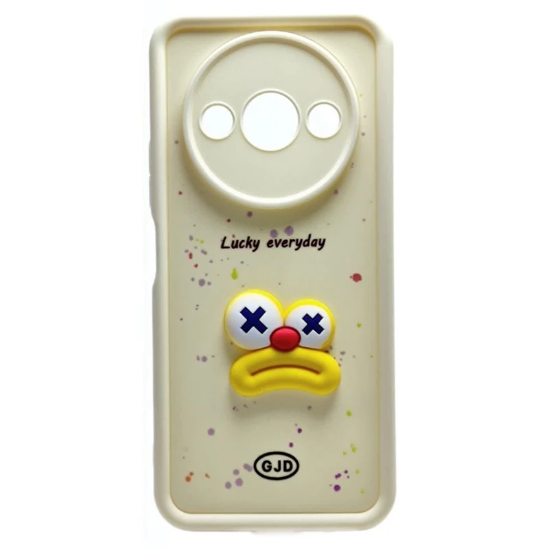 کاور قاب آوش طرح سولید فانتزی عروسکی مدل 05 مناسب برای گوشی موبایل شیائومی REDMI A3 / A3X