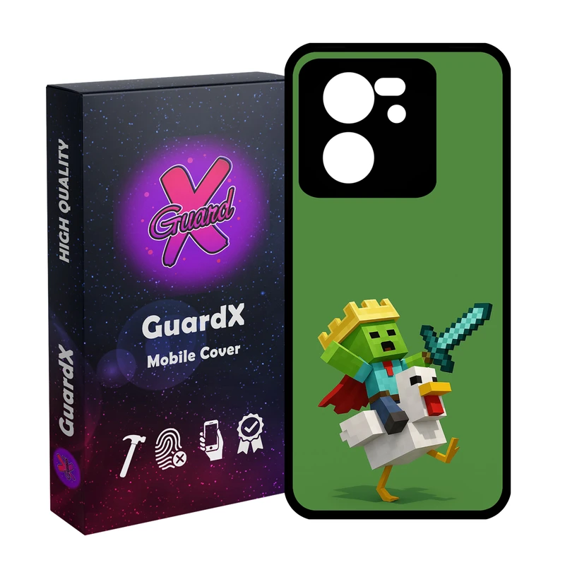 کاور گارد ایکس طرح Minecraft مدل 10881 مناسب برای گوشی موبایل شیائومی 13T/13T Pro/Redmi K60 Ultra