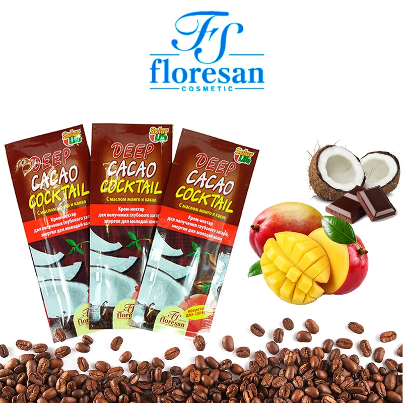 کرم برنز کننده فلورسان مدل DEEP CACAO COCKTAIL حجم 15 میلی لیتر بسته 6 عددی عکس شماره 2