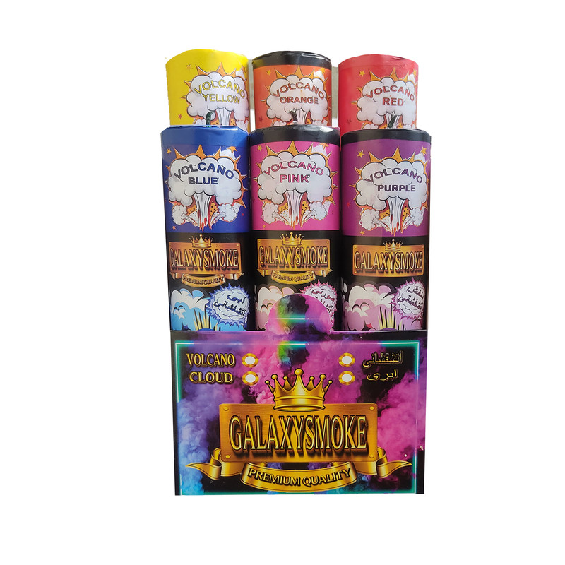 دود رنگی گلکسی اسموک مدل اَبری 50 ثانیه ای مجموعه 6 عددی