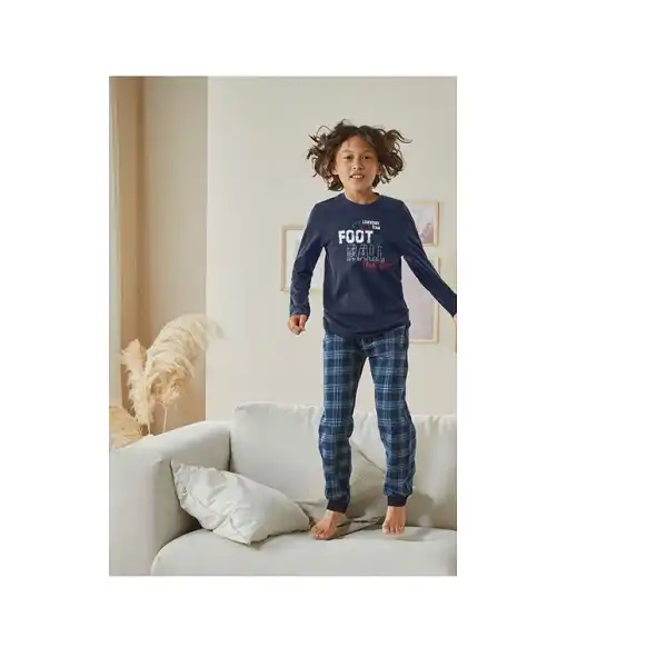 ست تی شرت و شلوار پسرانه پیپرتس مدل PYJAMA GARCON