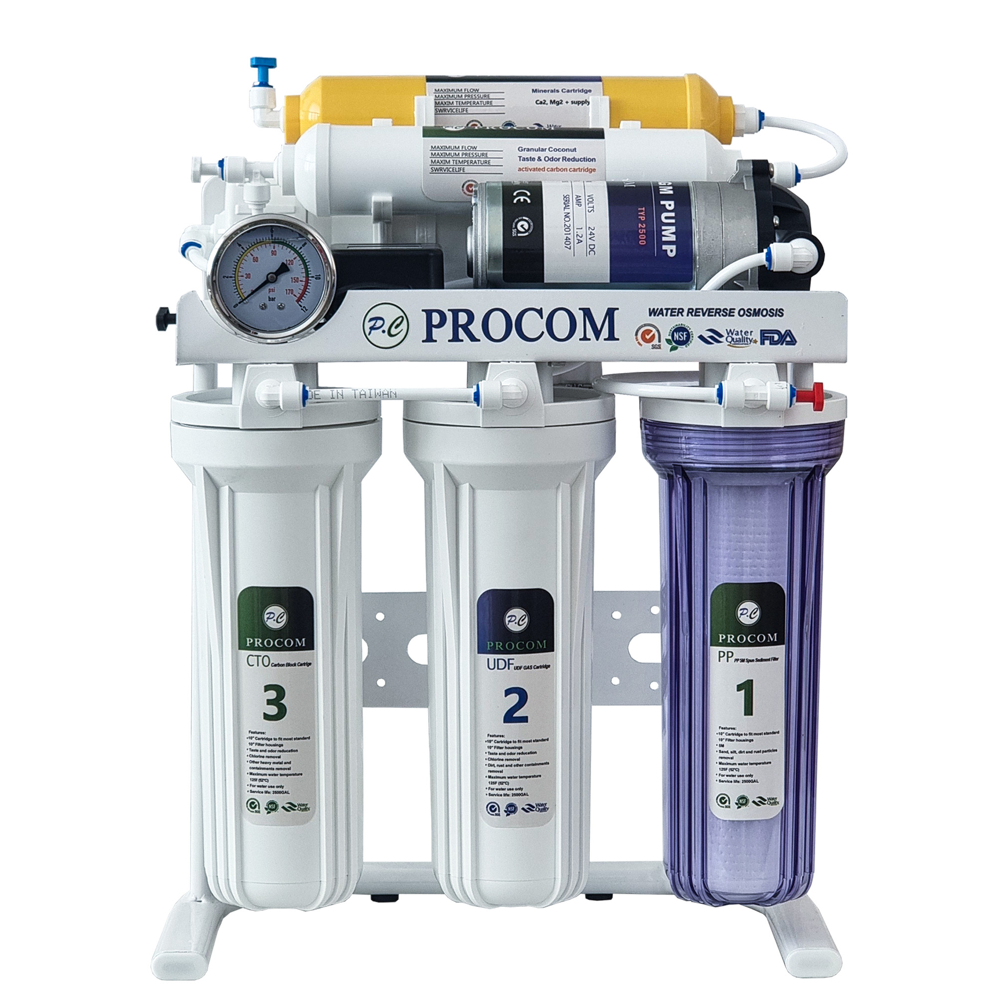 قیمت روز دستگاه تصفیه کننده آب پروکام مدل RO-TW2200 خرید