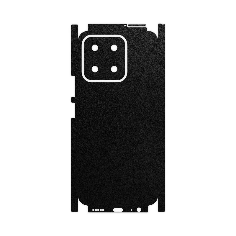 برچسب پوششی ماهوت مدل Black-Suede-FullSkin مناسب برای گوشی موبایل آنر X5b Plus