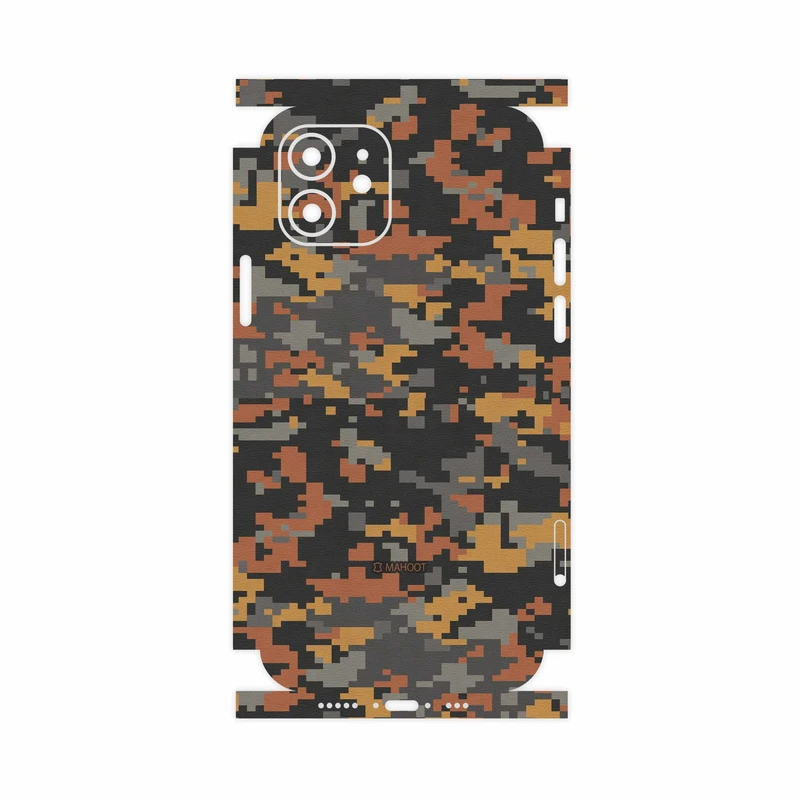 برچسب پوششی ماهوت مدل Army-Autumn-pixel-FullSkin مناسب برای گوشی موبایل اپل iPhone 12