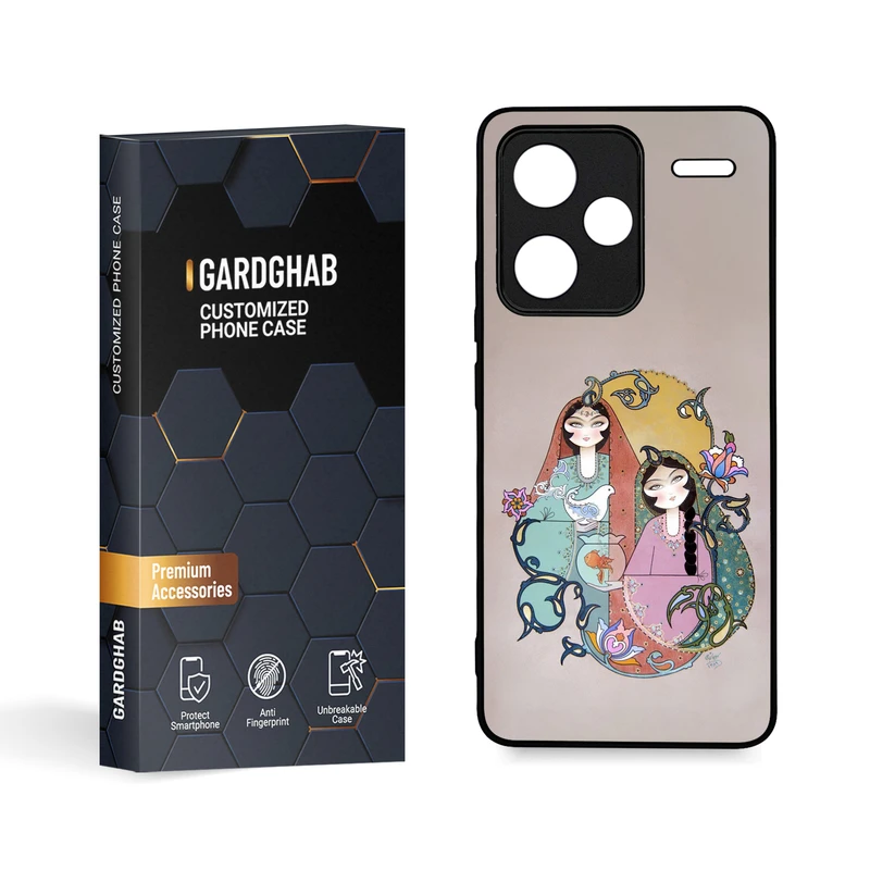 کاور گارد قاب مدل دخترانه مناسب برای گوشی موبایل شیائومی Redmi Note 13 Pro Plus 5G