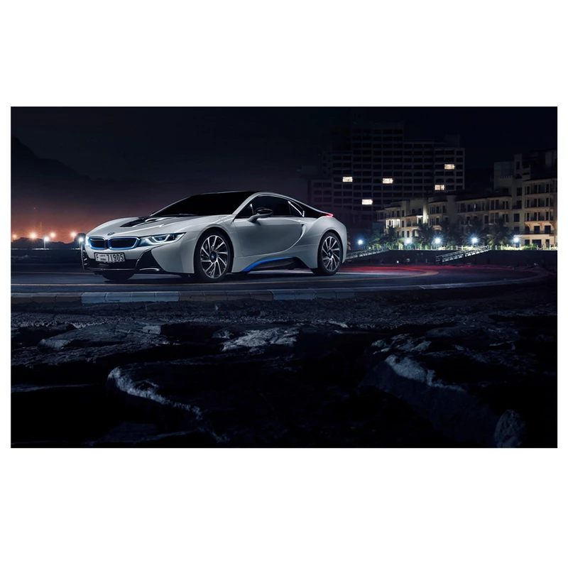 فرش پارچه‌ای مدل فرشینه طرح BMW جاده خلوت کد AR3060245