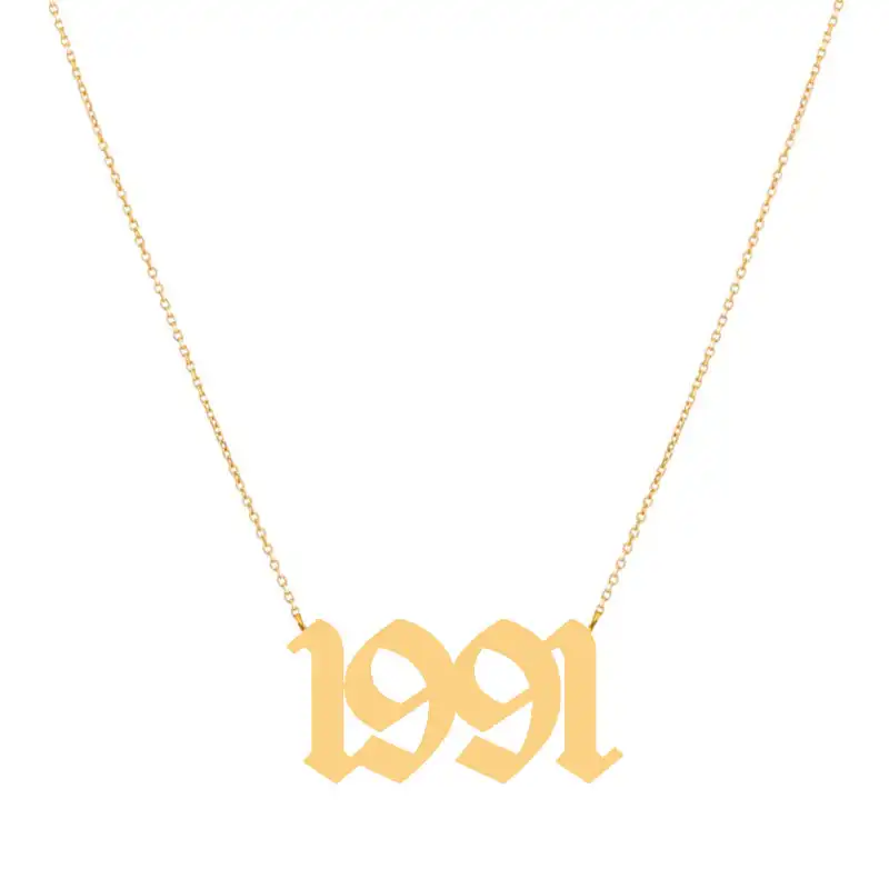 گردنبند طلا 18 عیار زنانه کرابو مدل سال 1991  Kr73028