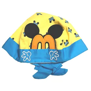  کلاه نوزادی طرح میکی موس مدل 260 رنگ زرد