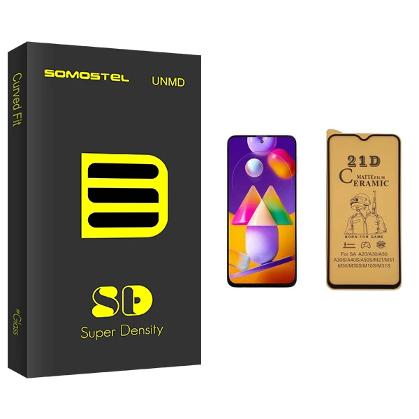 محافظ صفحه نمایش سرامیکی سوماستل مدل Sd Glass مناسب برای گوشی موبایل سامسونگ Galaxy M31s
