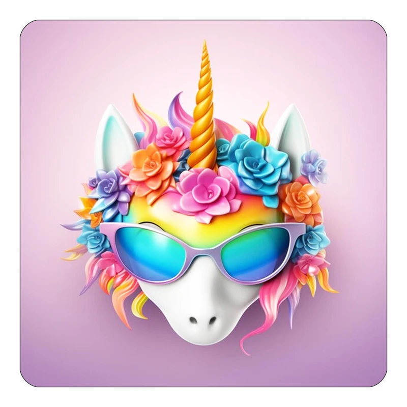 مگنت کاکتی طرح اسب تک شاخ و یونیکورن مدل mp32704