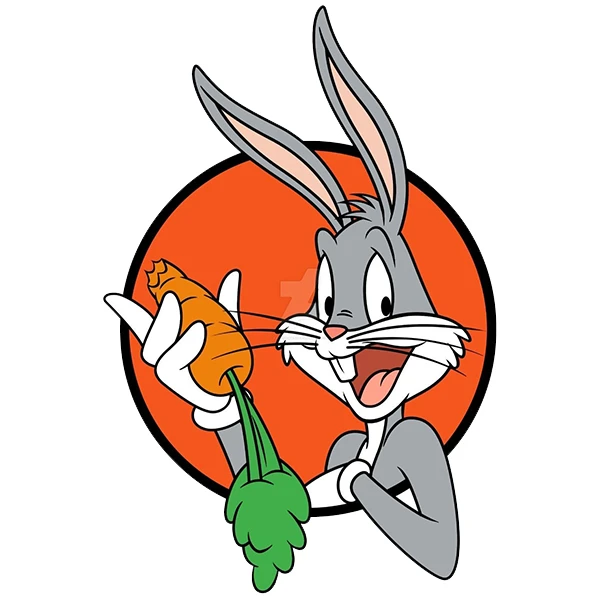 استیکر پارچه و لباس پاد آفرین طرح خرگوشی کد 1748