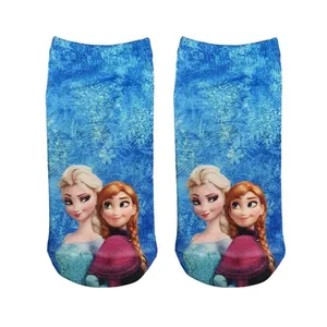 جوراب ساق کوتاه بچگانه مدل السا و آنا کد 0024