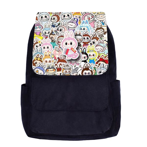 کوله پشتی مدرسه مدل عروسک لبوبو کد K052