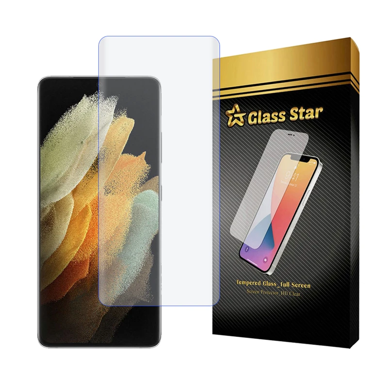 محافظ صفحه نمایش یووی گلس استار مدل UVLIGHTS مناسب برای گوشی موبایل سامسونگ Galaxy S21 Ultra 5G